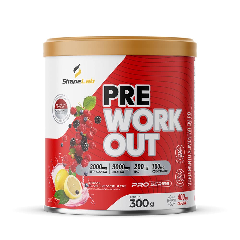 Pre Workout Pink Lemonade 300g
