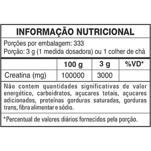 Creatina 100% Pura 1kg - Imagem 2