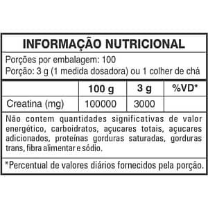Creatina 100% Pura 300g - Imagem 2